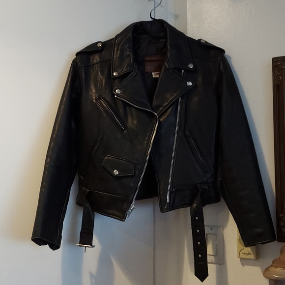 Walter Dyer Leather Women's Motorcycle Jacket - Picture 7 of 9